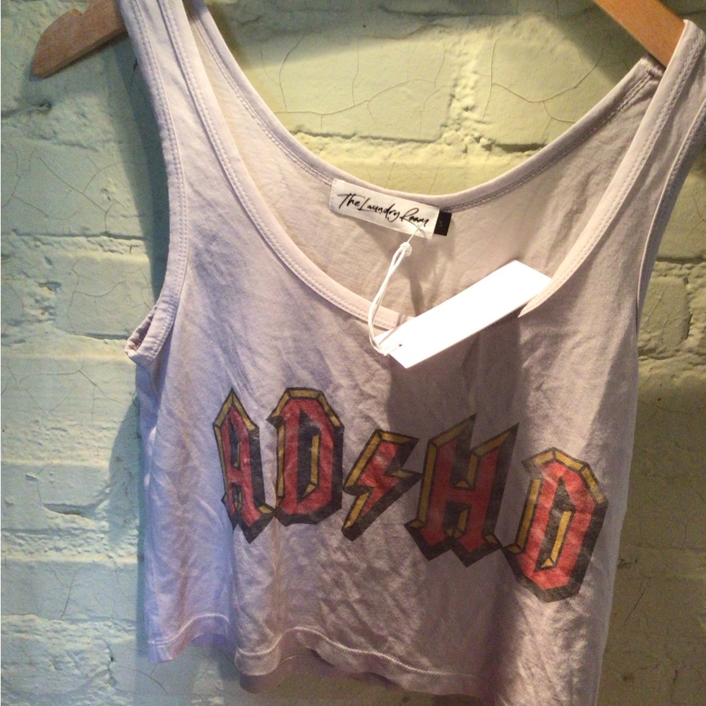 SALE The Laundry Rom ADHD boxy tank